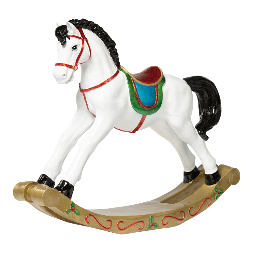 Gunghäst, 75x61x20cm av polyresin