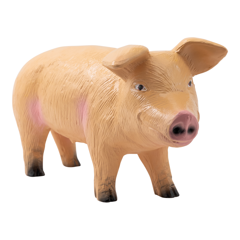 Griskulting 57x21x27cm av polyresin stående, vädertålig