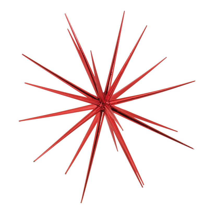Sputnik stjärna, Ø 38cm, för montering plast, glänsande