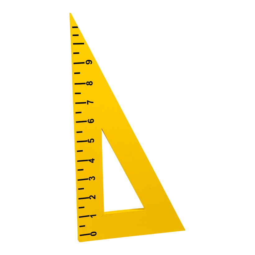 Triangulär linjal 60x30cm, styrodur vattenavvisande