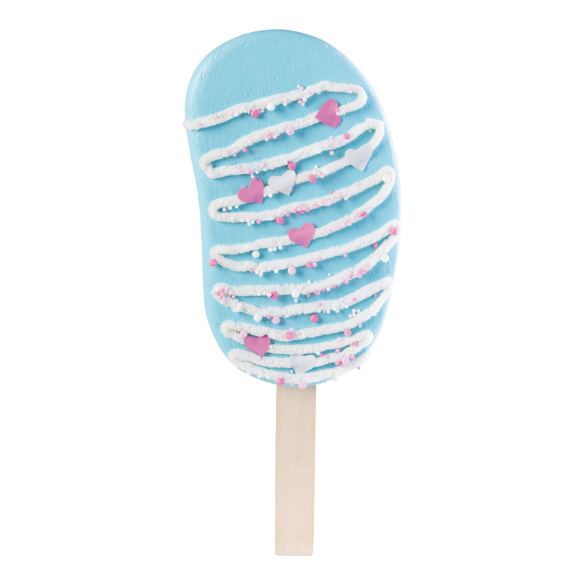 Glass 50x19x5cm Stiel: 18,5cm av frigolit/trä