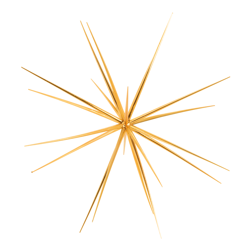 Sputnik stjärna, Ø 55cm, för montering plast, glänsande