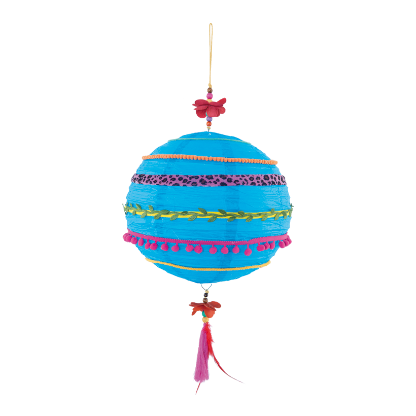 Papperslyckta H: 65cm dekorerad med hängare