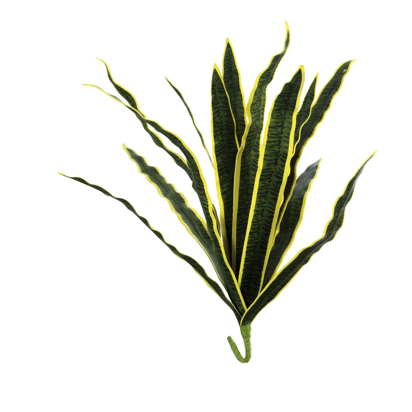 Orkidéblad bunt 75cm 14-sidig