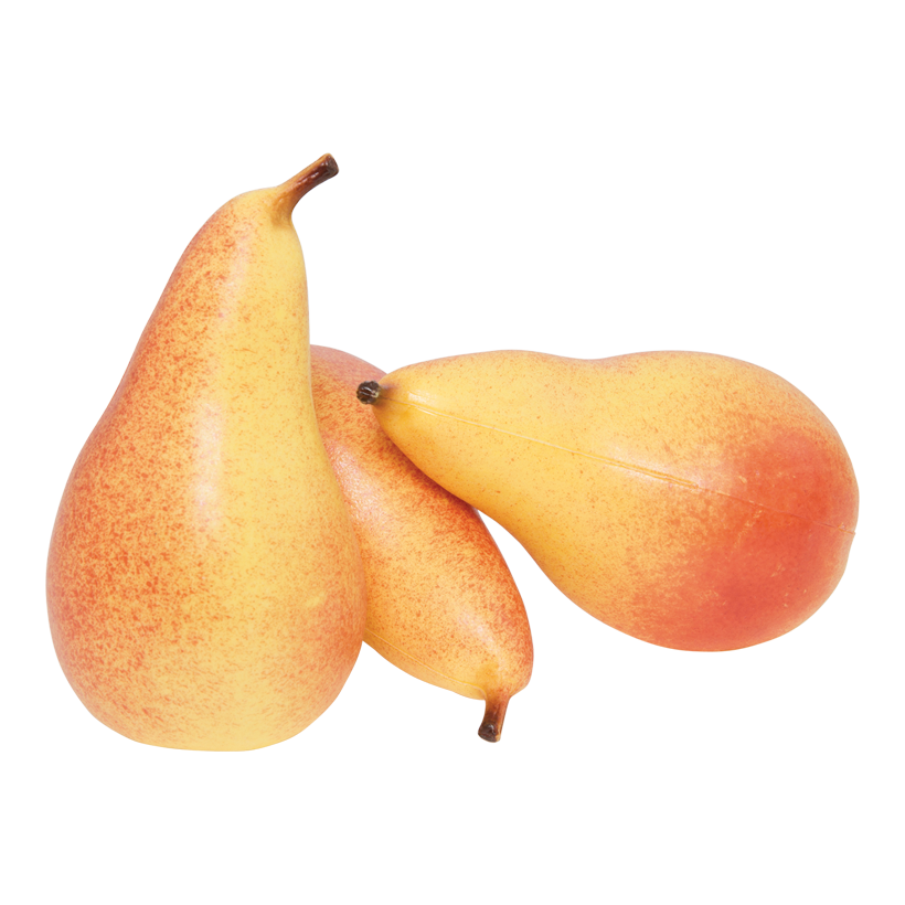 # Pears, 12x6,5cm, 3pcs./bag, plastic