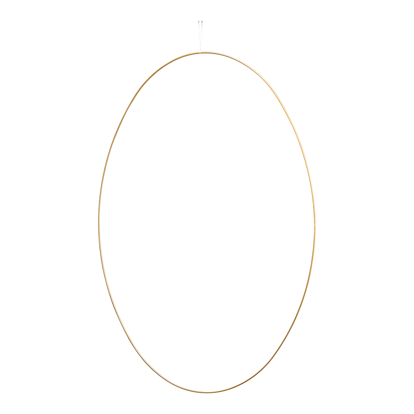 Ägg i metall 90x70cm med ögla för upphängning