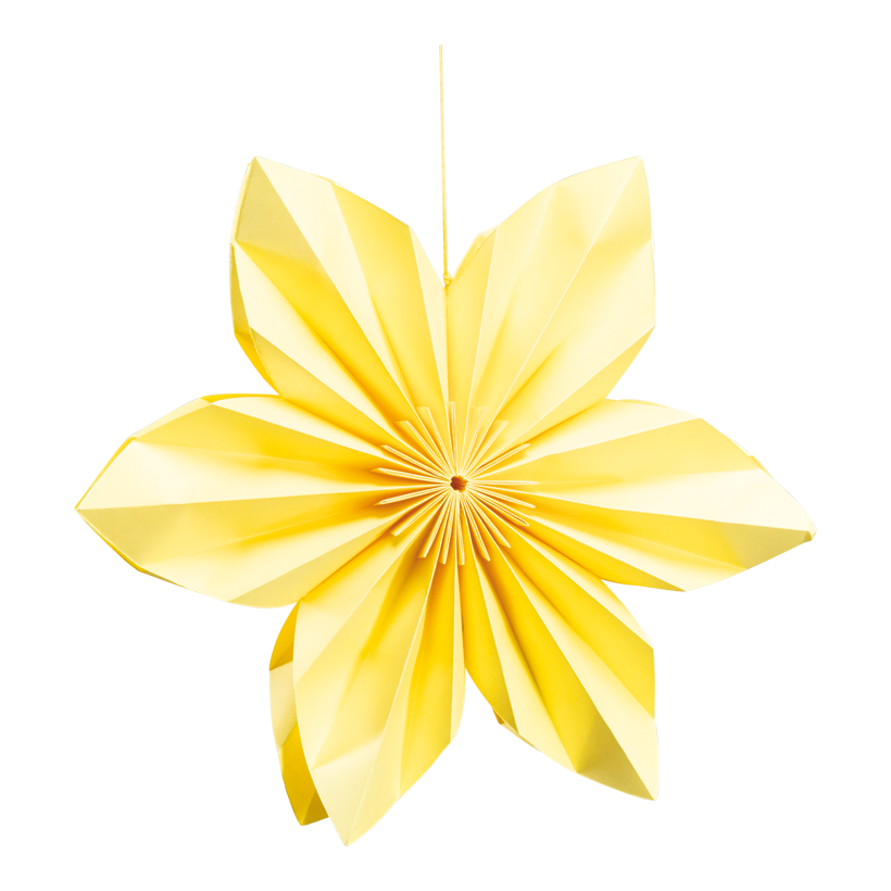 Blomma av papper Ø 30cm vikbar, men magnetstängning, för upphängning