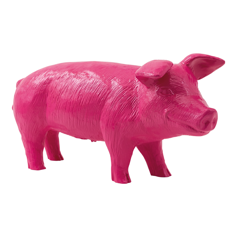 Griskulting 57x21x27cm av polyresin stående, vädertålig