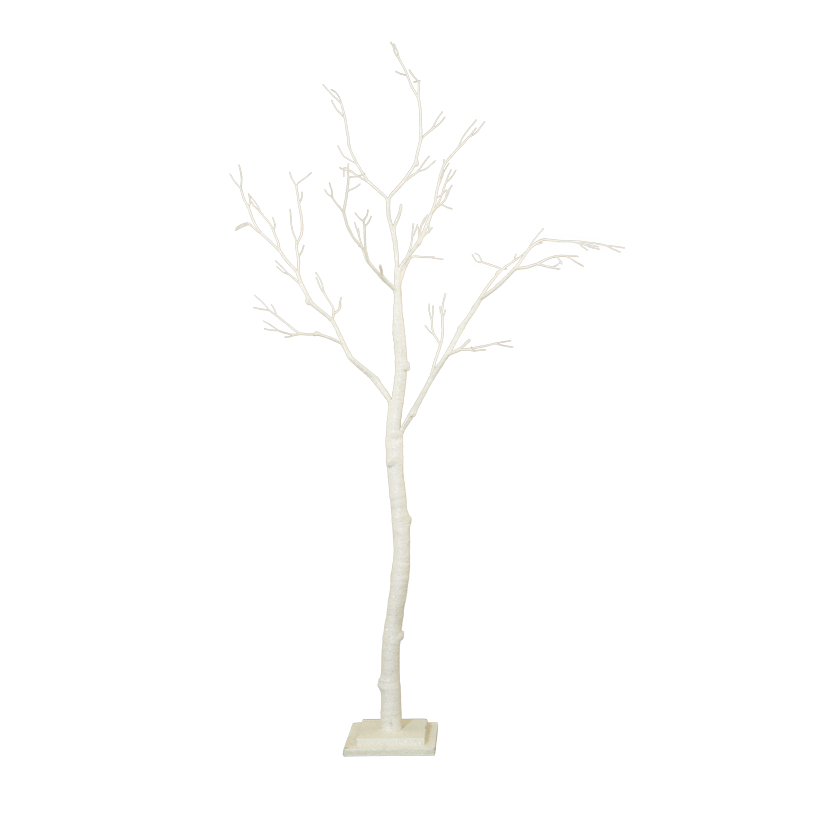 Korallträd, 160cm gjort av trä med glitter, träbotten: 20x20x3cm