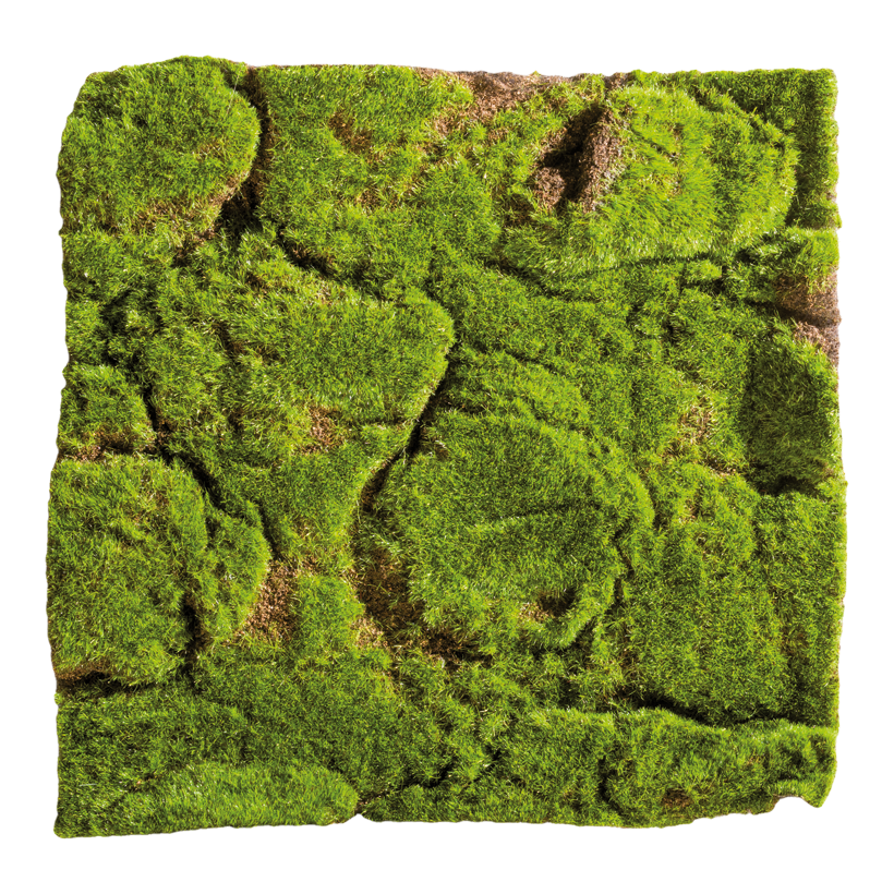 Mossa matta 50x50cm gjord av plast och filt