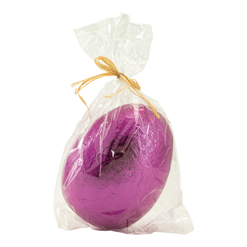 Easter egg in bag, 18x14cm out of styrofoam