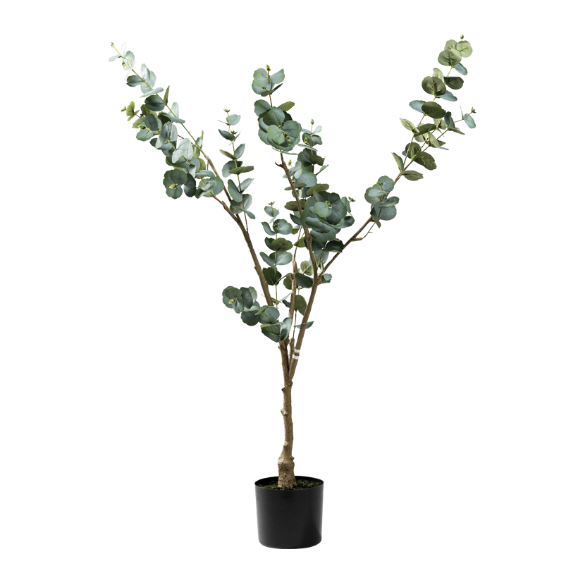 Eucalyptusträd 140cm Topf: Ø 17cm 3-sidig av plast/konstsilke