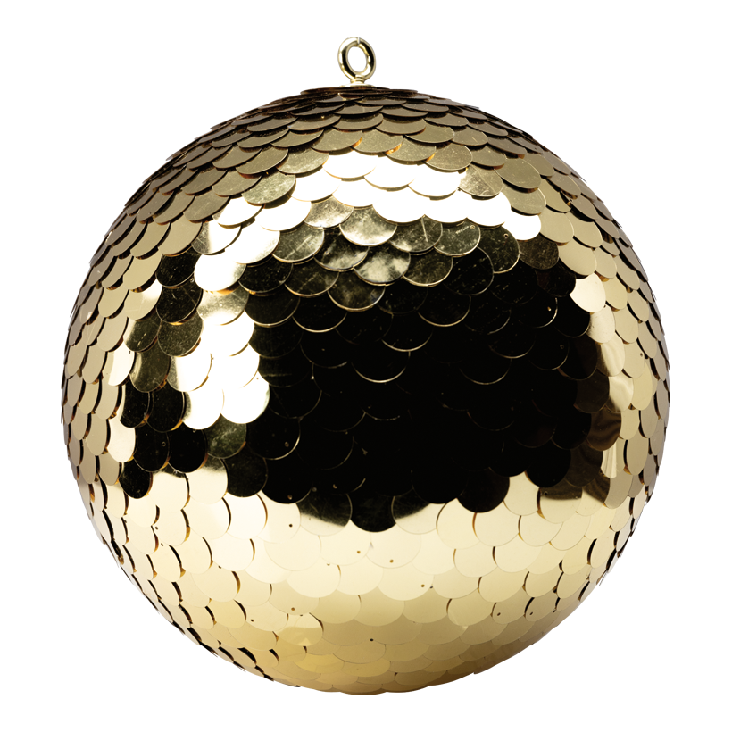 Ball with plates, Ø 30cm out of styrofoam/plastic, with hanger