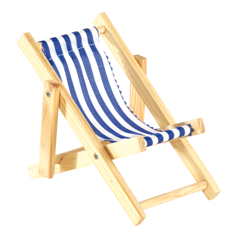 Solstol 10x20cm, randig trä, bomull