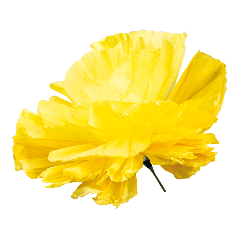 Blomhuvud Ø 60cm Stiel: 13cm av papper flexibel