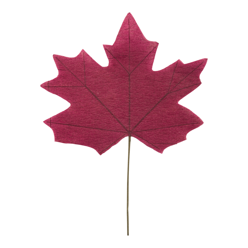 Lönnlöv, 57x40cm Blattgröße: 34x40cm, Stiel: 23cm slut på papper