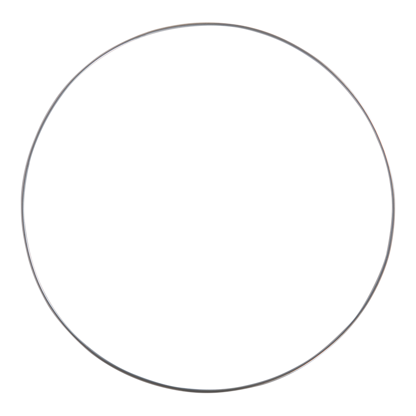 Metallring Ø 60cm Dicke: 5mm för att placera skyltfönsterdekoration