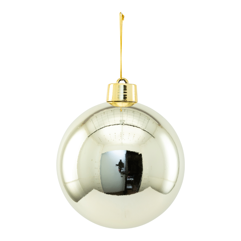 Christmas ball, 20cm out of plastic, shiny