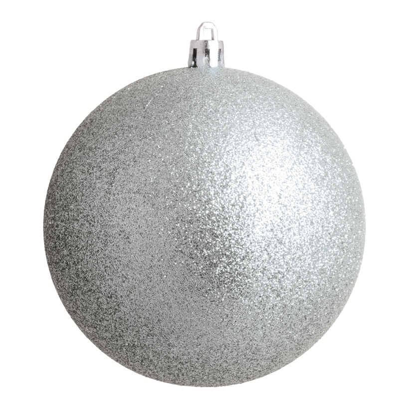 Julkula, Ø 10cm med starkt glitter av plast