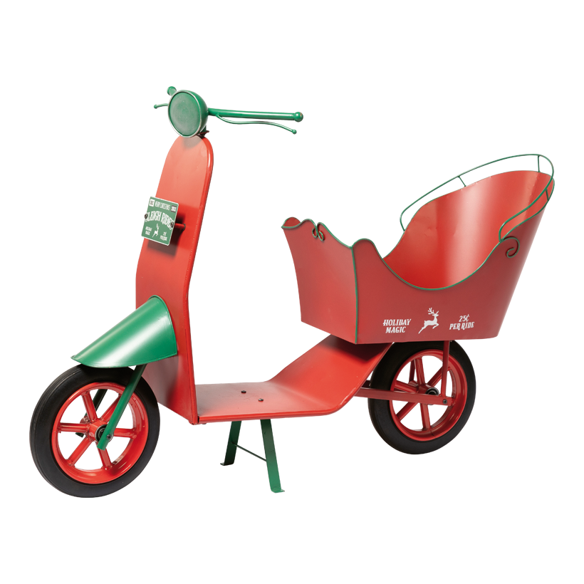 Skoter, 125x39x84cm av metall inkl. monteringsanvisning, för montering