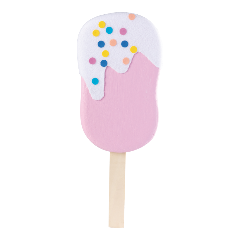 Glass 50x19x5cm Stiel: 18,5cm av frigolit/trä