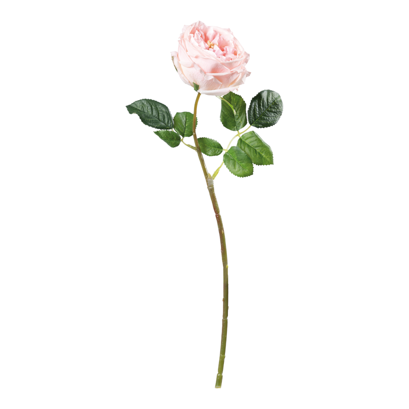 Ros 45cm Stiel: 38cm av konstsilke/plast flexibel, verklig touch-effekt