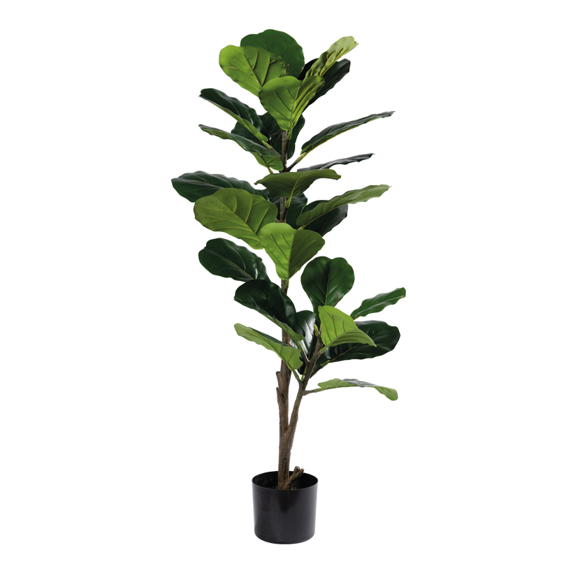 Fiolfikonträd 107cm Topf: Ø 15,5cm 27 blad av plast/konstsilke