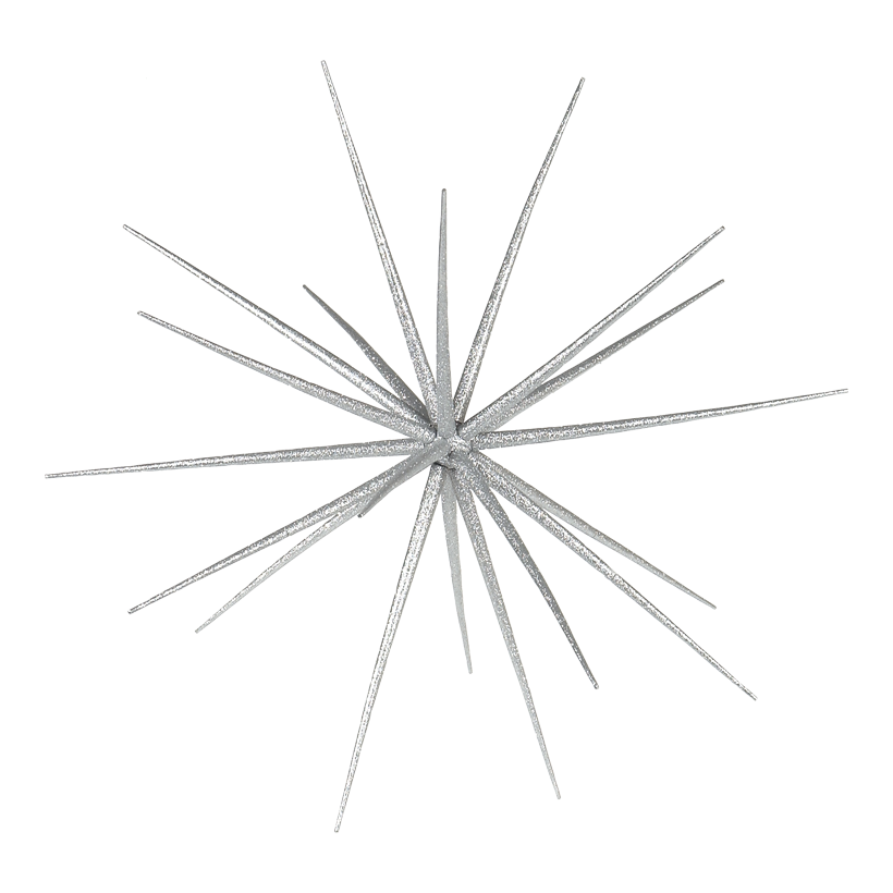 Sputnik stjärna, Ø 55cm, för montering plast, med glitter