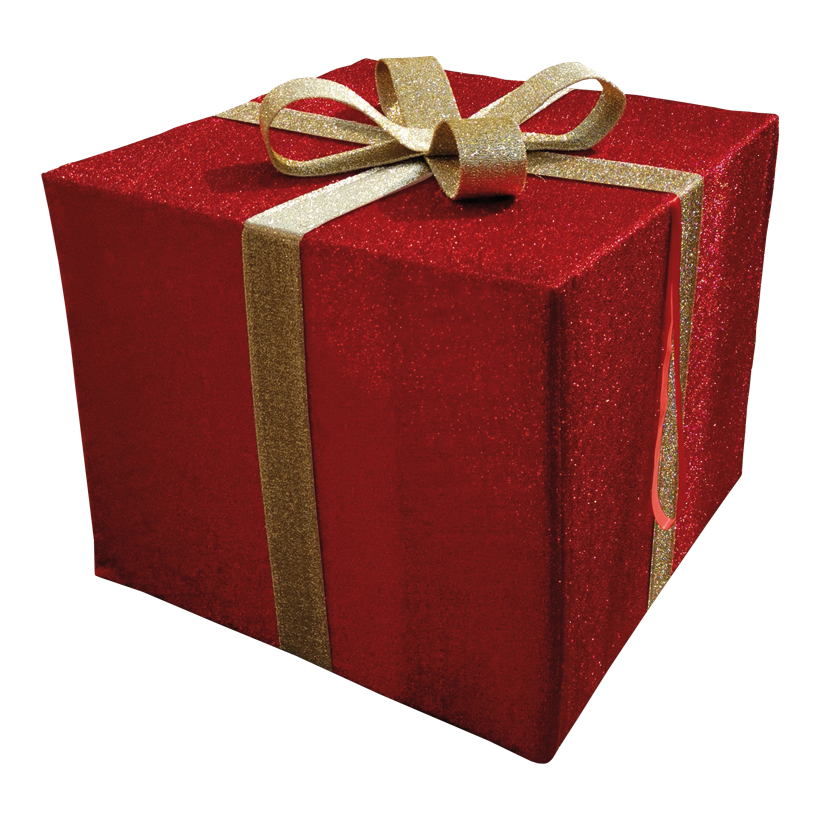 Paket, 100x100x84cm av aluminium/polyester hopfällbar, glitter, med hängare