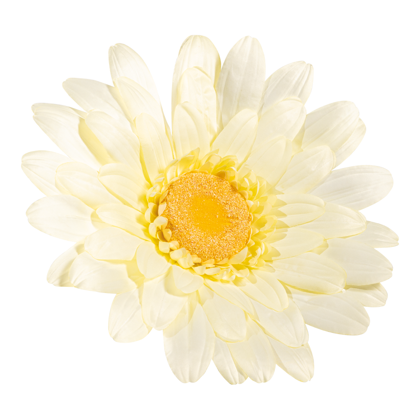 Daisy flower head, 50cm out of artificial silk, to hang