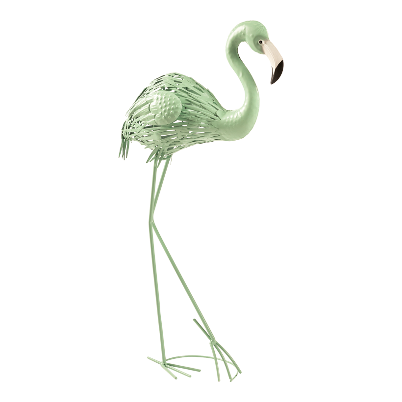 Flamingo, 84x38x17cm 2 st, av metall