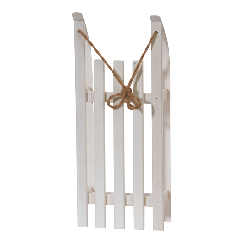 Släde, 50x21x11cm, trä med dragsnöre