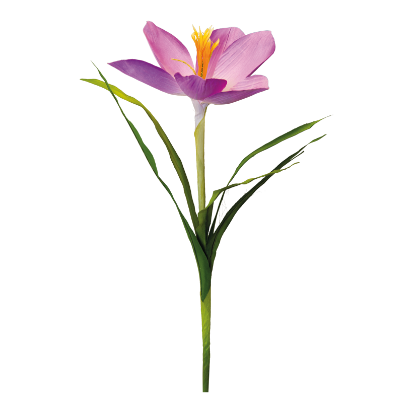 Crocus with stem, 70cm Blüte Ø 15cm out of artificial silk/plastic