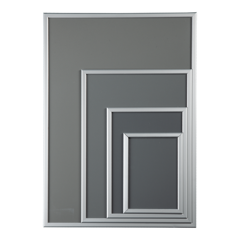 # A1 Snap frame, 3x62x87cm Basic, 20mm mitred profile, screws & dowels included, indoor use only