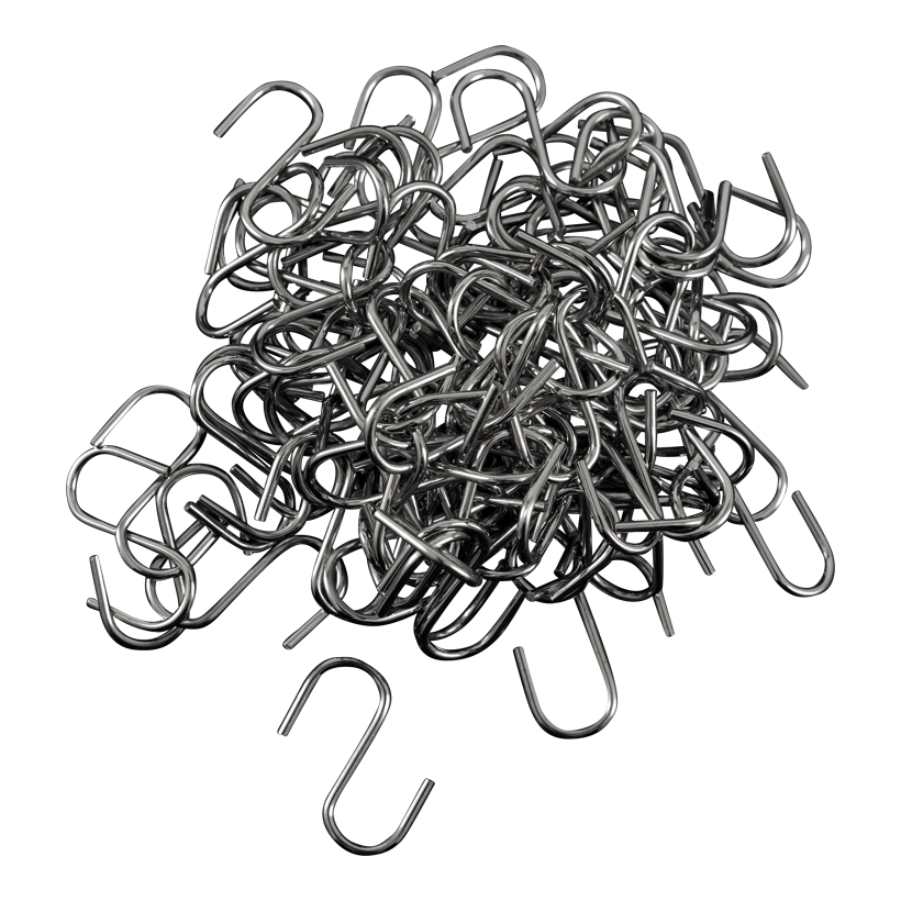 S-krok 35mm Ø 2mm 100 st/påse av metall