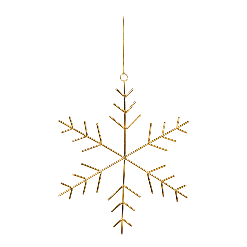 Snöflinga, Ø 25cm av metall med hängare