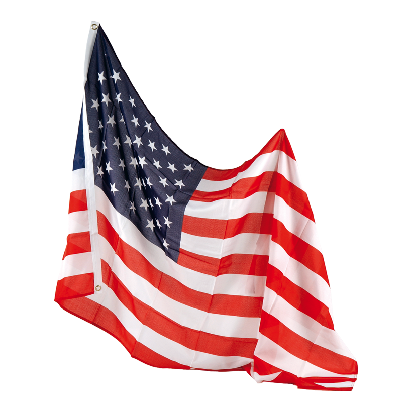 Flagga, 90x150 cm, konstsilke, med öljetter