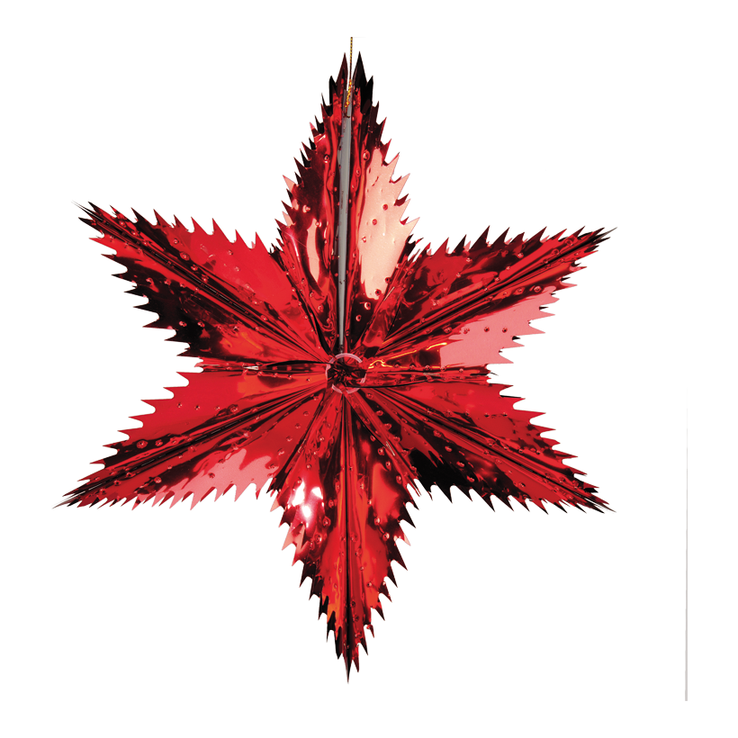 Foliestjärna, Ø 30cm, metallfolie