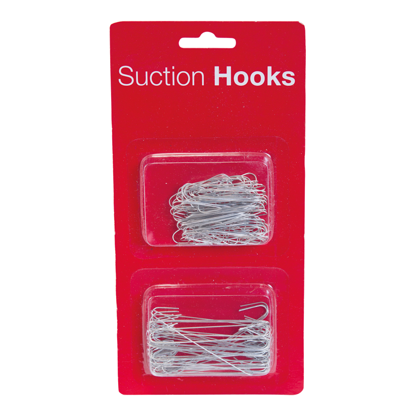 Krokar för träddekoration, 100 Stück in 3-4cm, 50 Stück in 6cm 150 st. av metalltråd