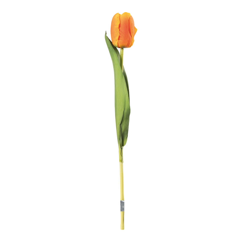 Tulip on stem, 36cm Ø 4cm Blüte out of plastic/artificial silk, flexible, real-touch effect