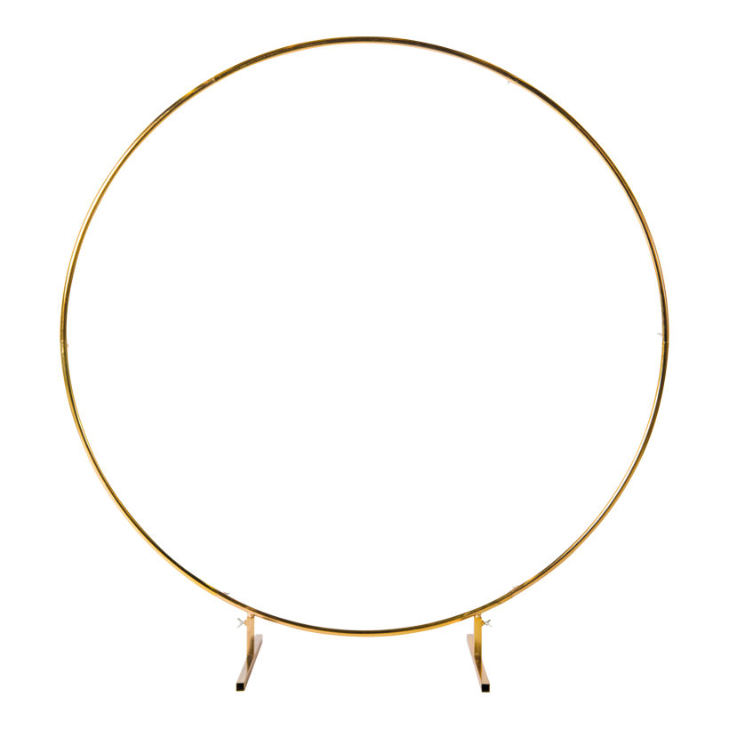 Metallring, Ø 150cm Höhe 165cm, Dicke: 2cm med bas