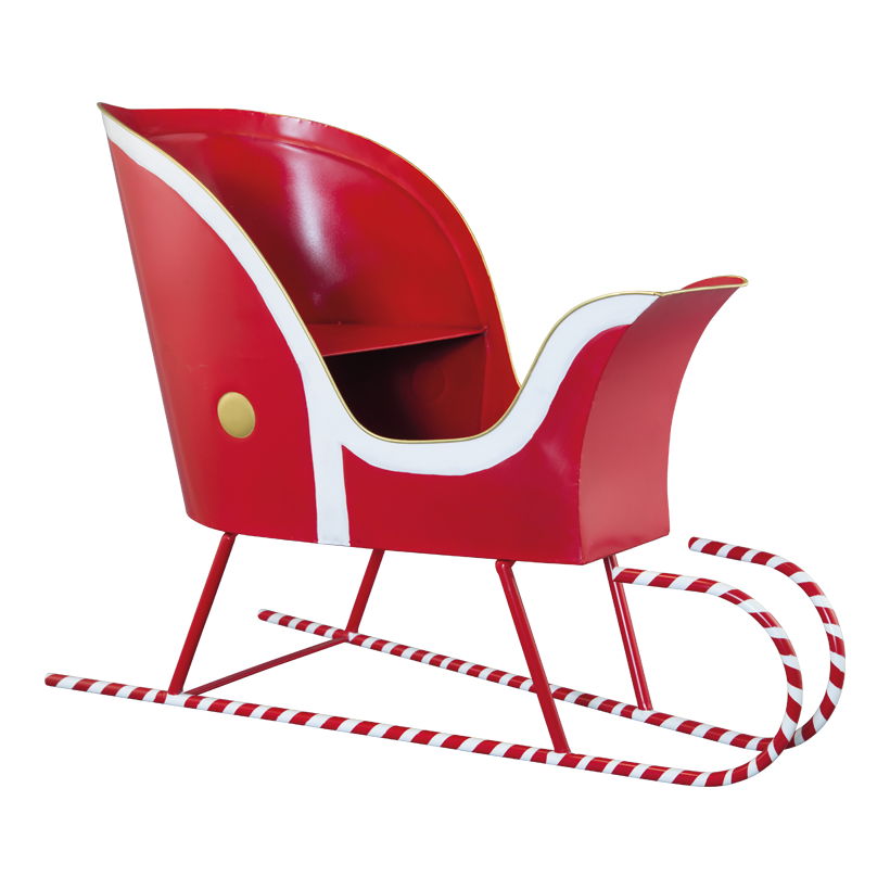 Släde, 75x34x57cm 2 delar av metall