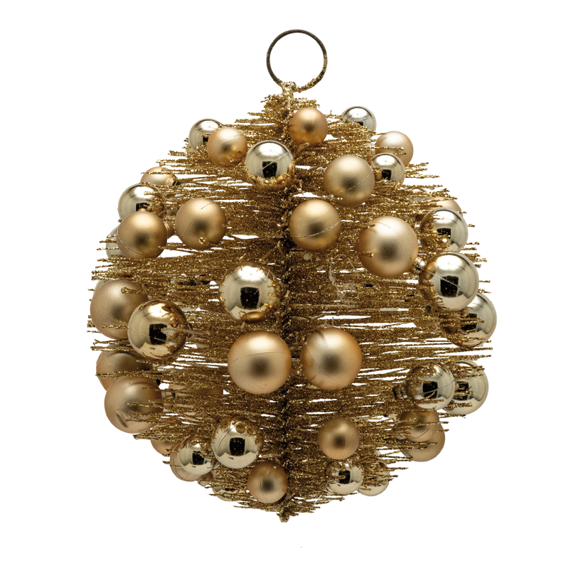 Kula Ø 20cm av plast glitter, att hänga