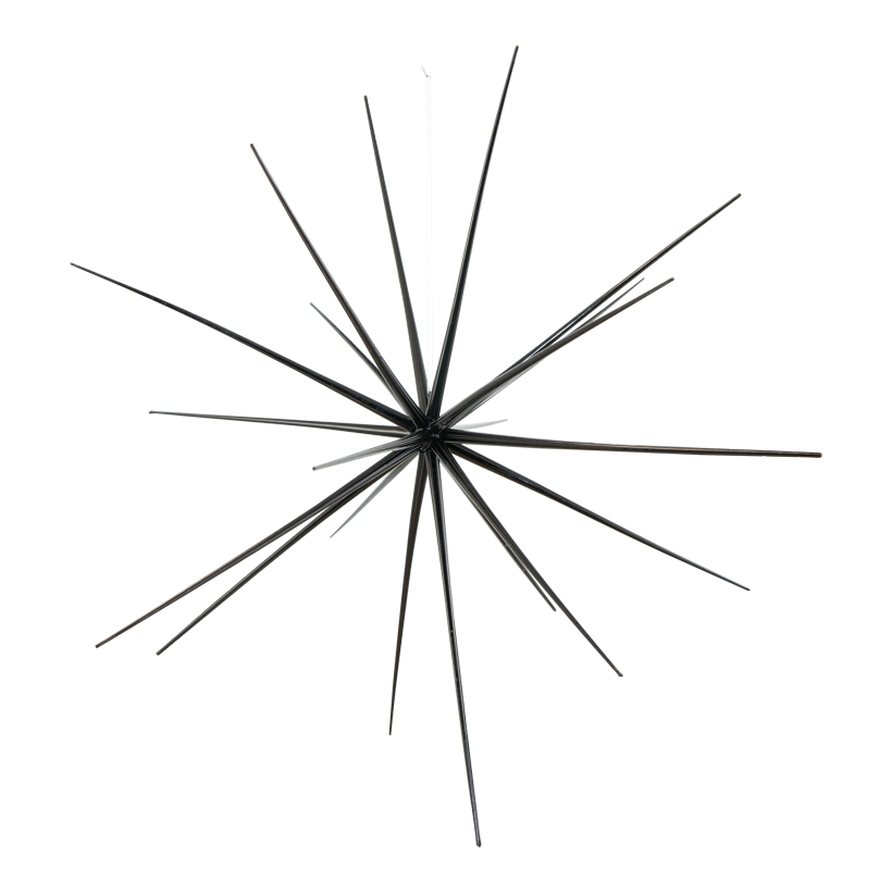 Sputnik stjärna, Ø 55cm tillverkad av plast glänsande, för montering