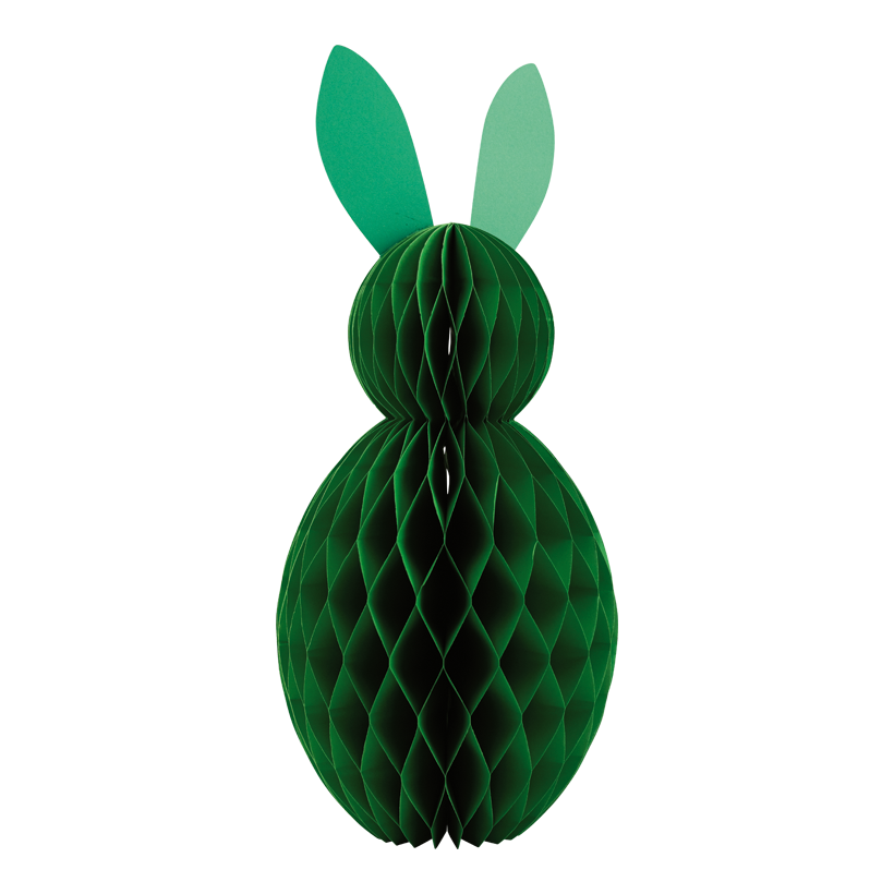 Honeycomb påsk kanin 60cm av kraftpapper hopfällbar, med magnetisk stängning