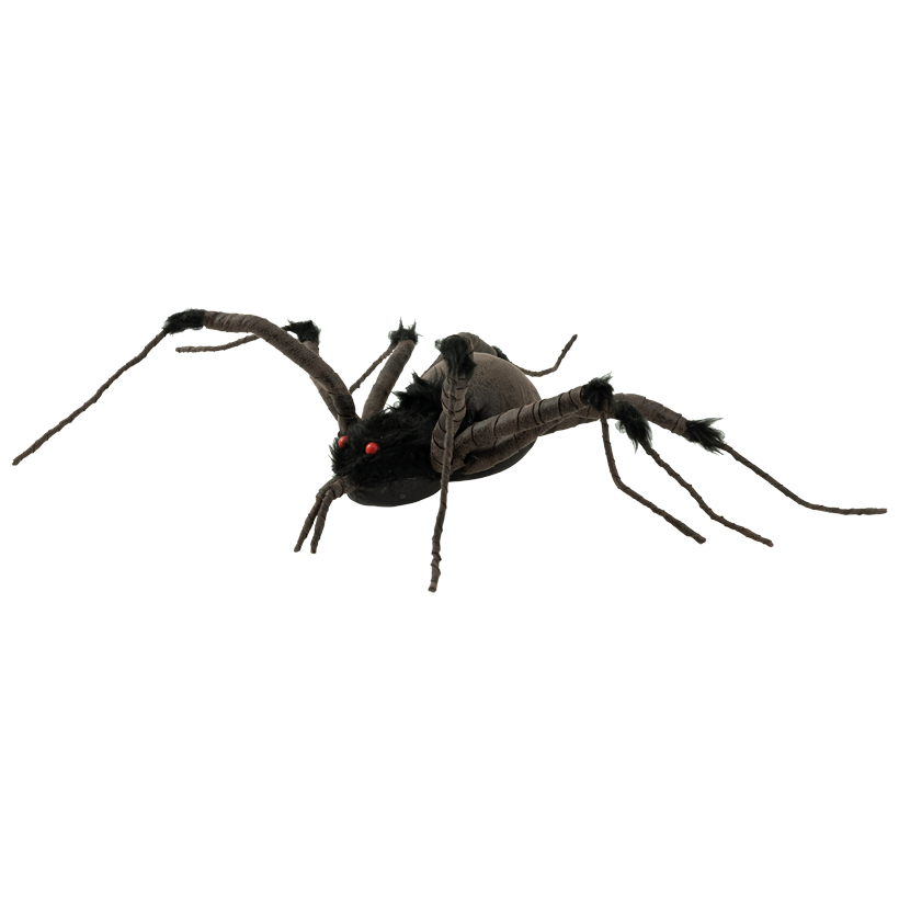 Spider, bendable, 60x25cm out of styrofoam and fabric