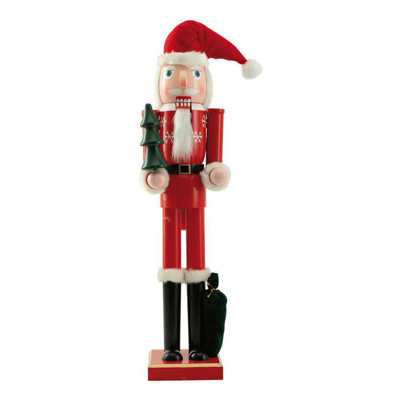 Nötknäpparen "Santa Claus", 60cm av trä