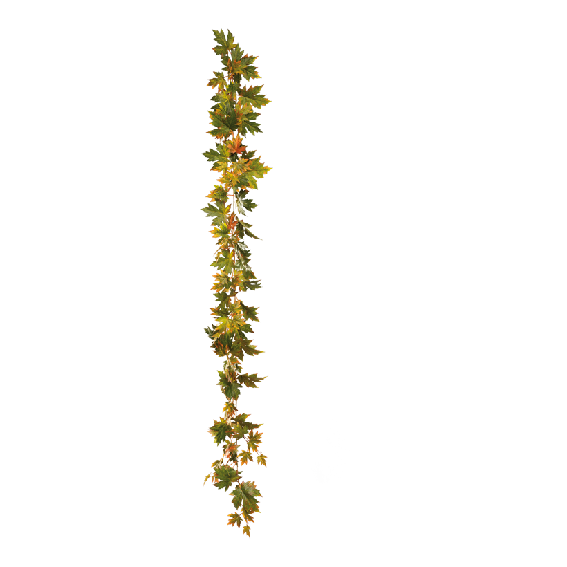 Lönnlövsgirlang, 200cm av plast/konstsilke