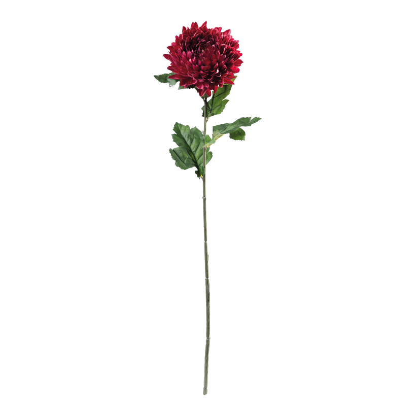 Chrysanthemum on stem, 77cm Stiel: 46cm out of plastic/artificial silk, flexible