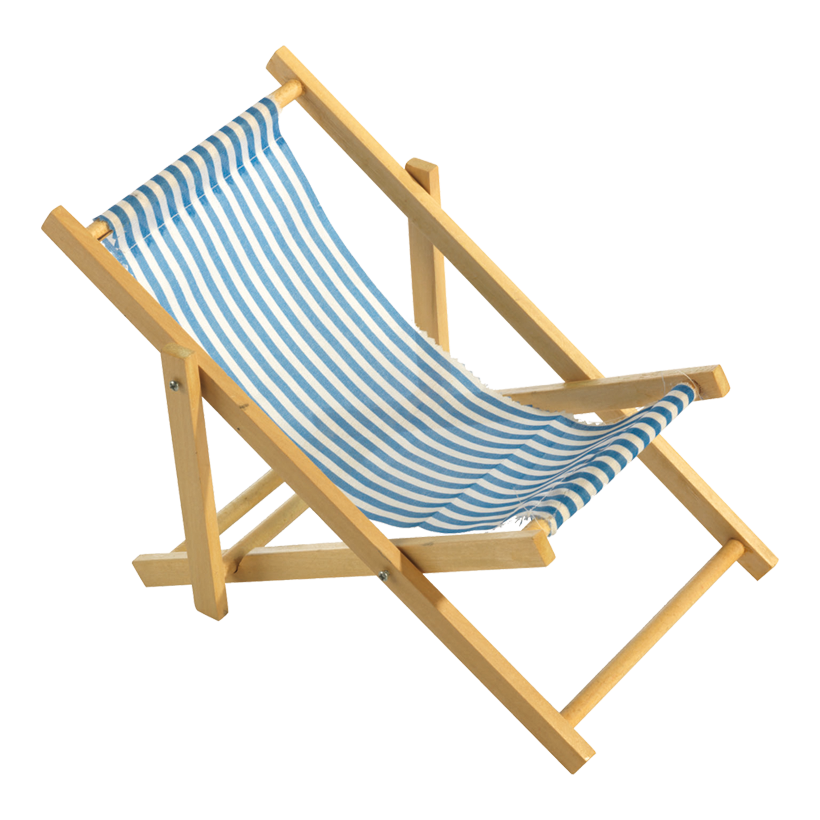 Solstol 18x38cm randig trä, bomull